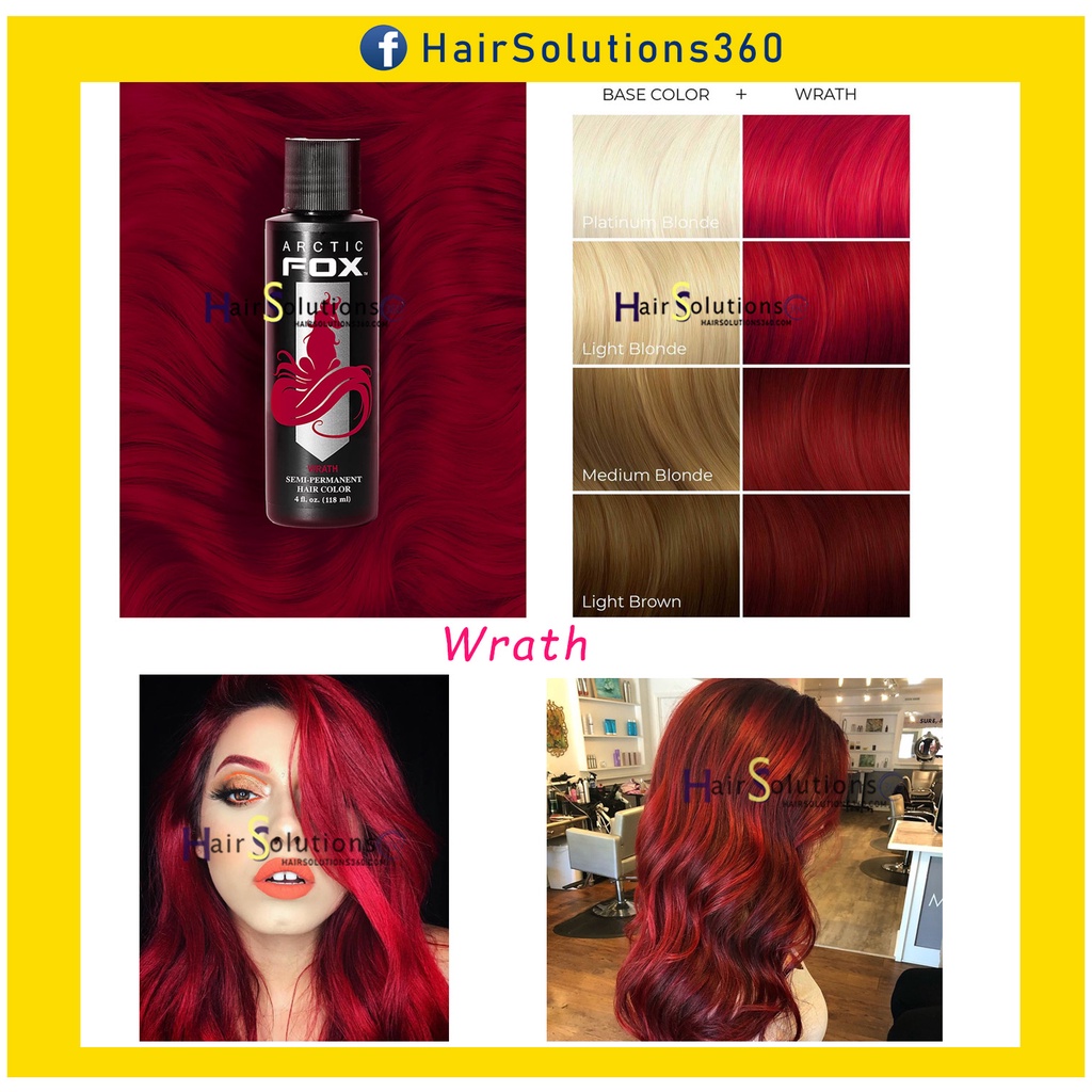 Thuốc nhuộm tóc Arctic Fox Sterling màu WRATH - HairSolutions360