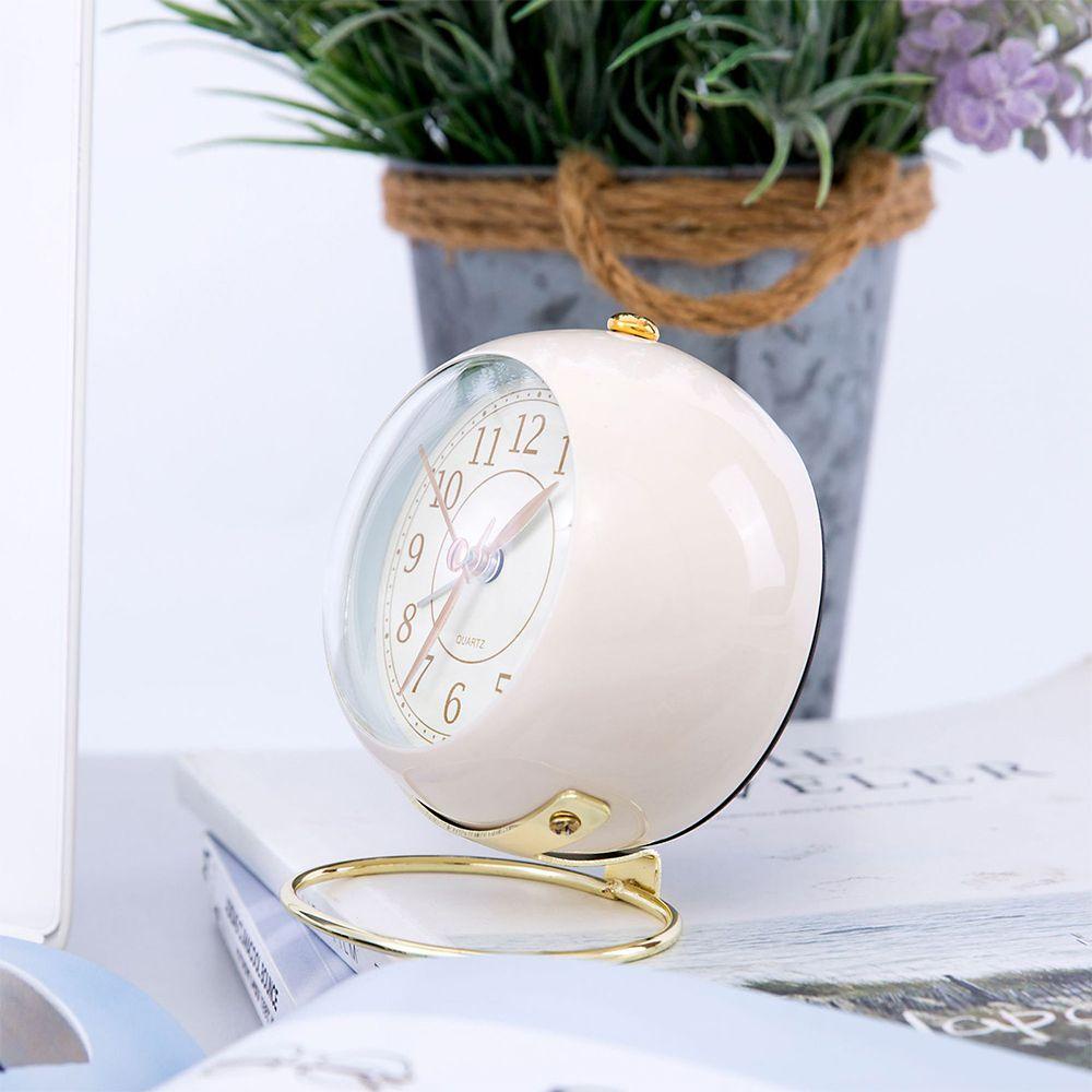Đồng Hồ Báo Thức WTTLE Mini Không Gây Tiếng Ồn Có Đèn Ngủ Tiện