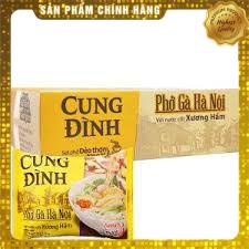 COMBO 10 GÓI PHỞ BÒ HÀ NỘI CUNG ĐÌNH NƯỚC CỐT XƯƠNG HẦM 68g | BigBuy360 - bigbuy360.vn