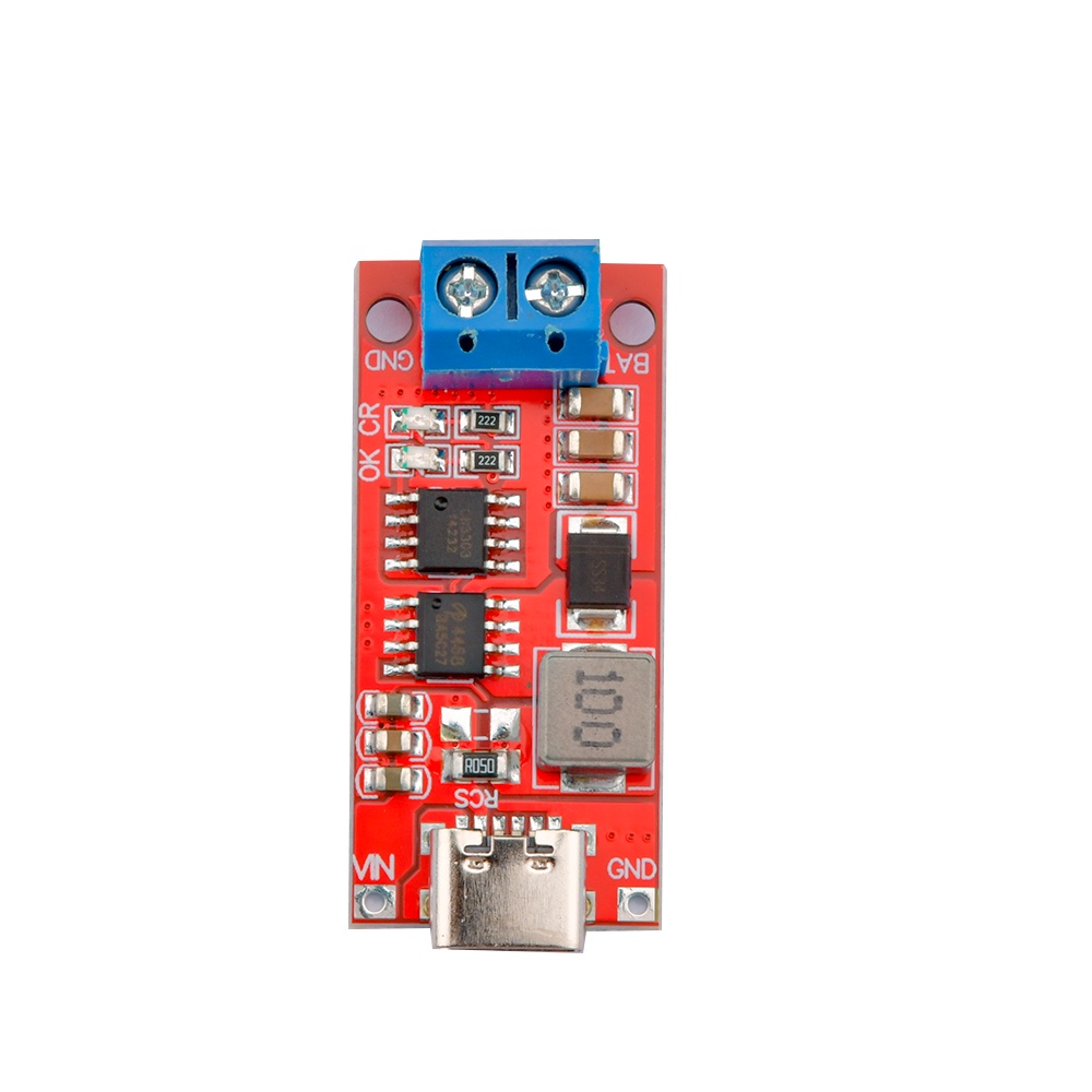 DIYMORE Mô Đun Tăng Áp Pin Lithium 2S 3S 4S Type-C Sang 8.4V 12.6V16.8V