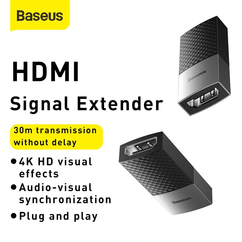 [Mã SKAMSALE03 giảm 10% đơn 200k] Đầu nối dài cổng HDMI Baseus HDMI Signal Extender