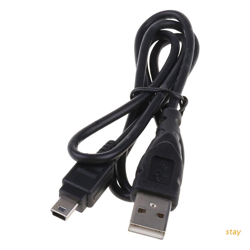 Dây cáp sạc nhanh USB mini 0.8m 5 Pin B cho máy ảnh MP3 MP4 DVR GPS