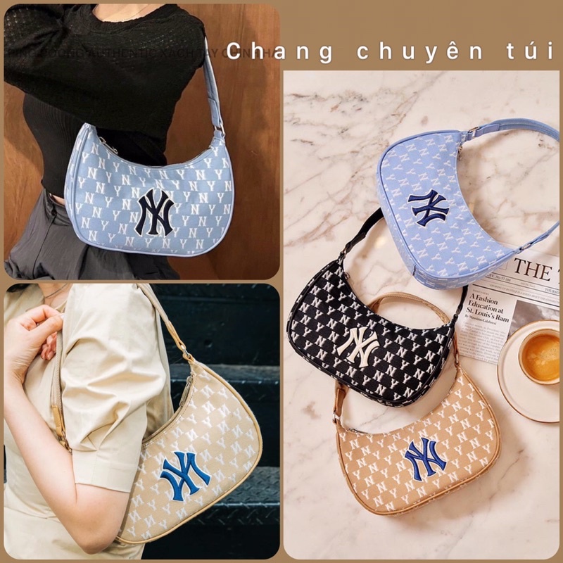 (Full tem code) Túi mlb kẹp nách phong cách Hàn quốc HÀNG ĐẸP CHUẨN 3 màu (sẵn kho) video thật