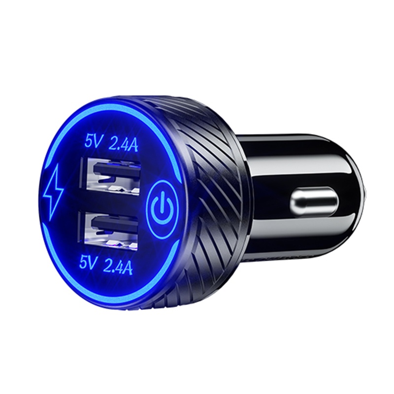 Tẩu Sạc Hai Cổng USB 5v Dùng Trên Xe Hơi Cho Điện Thoại Di Động / Máy Tính Bảng GPS DVR
