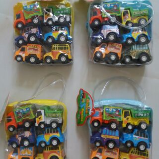 Bộ 6 oto mini cho bé