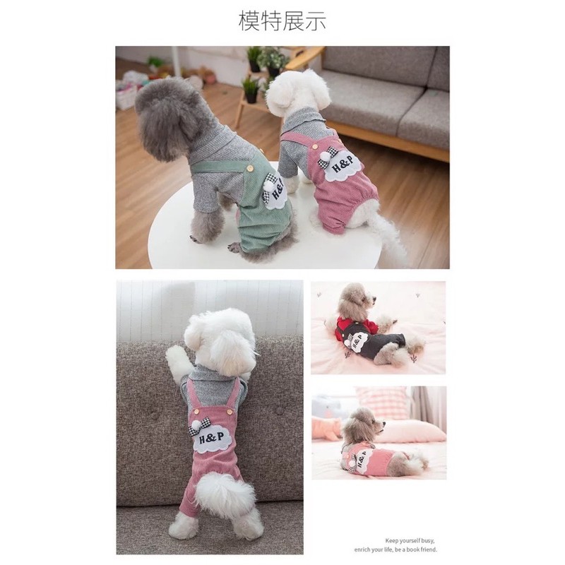 Bộ 4 Chân Len Nhung Chất Mịn Siêu Đẹp Cho Chó Mèo