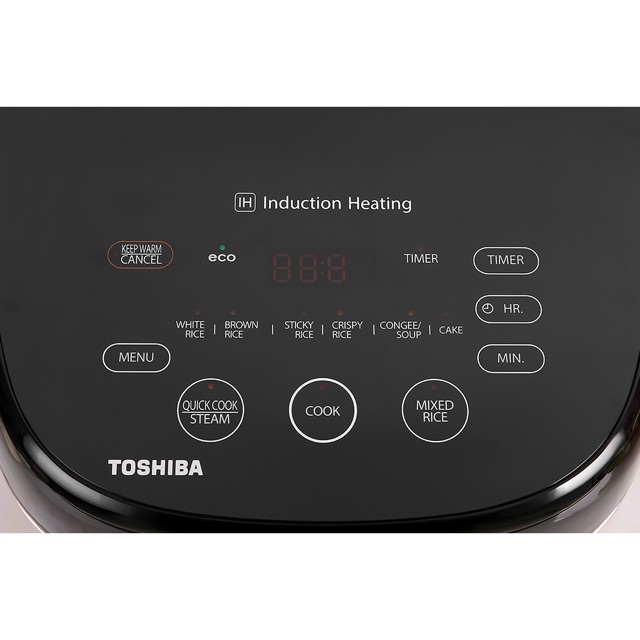 [NẤU GẠO LỨT 1L & 1.8L] Nồi cơm điện tử cao tần Toshiba 1.8L RC-18IX1PV cao cấp- Tặng kèm tạp đê | BigBuy360 - bigbuy360.vn