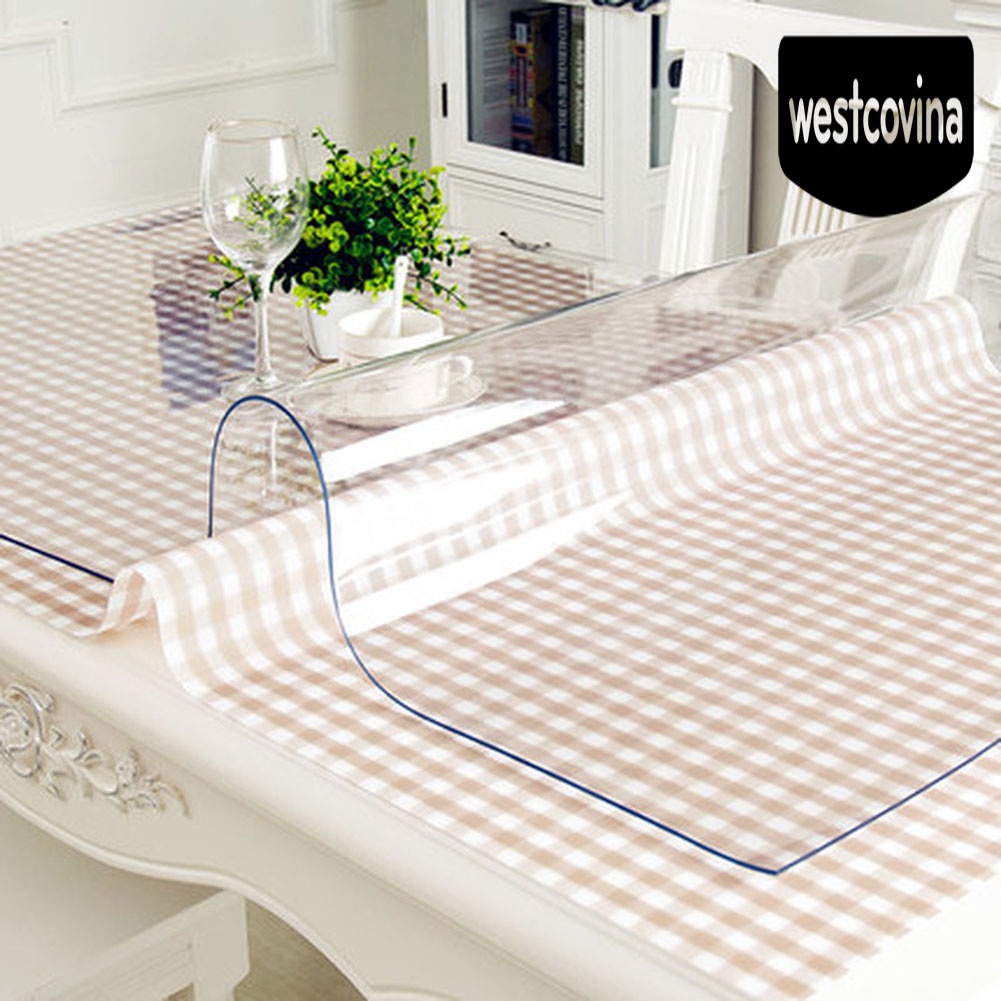 [Hot]☀ Khăn Trải Bàn Trong Suốt Mềm Mại Trang Trí Nhà Cửa