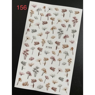Sticker hình hoa dán móng tay, Stivk dán Nails