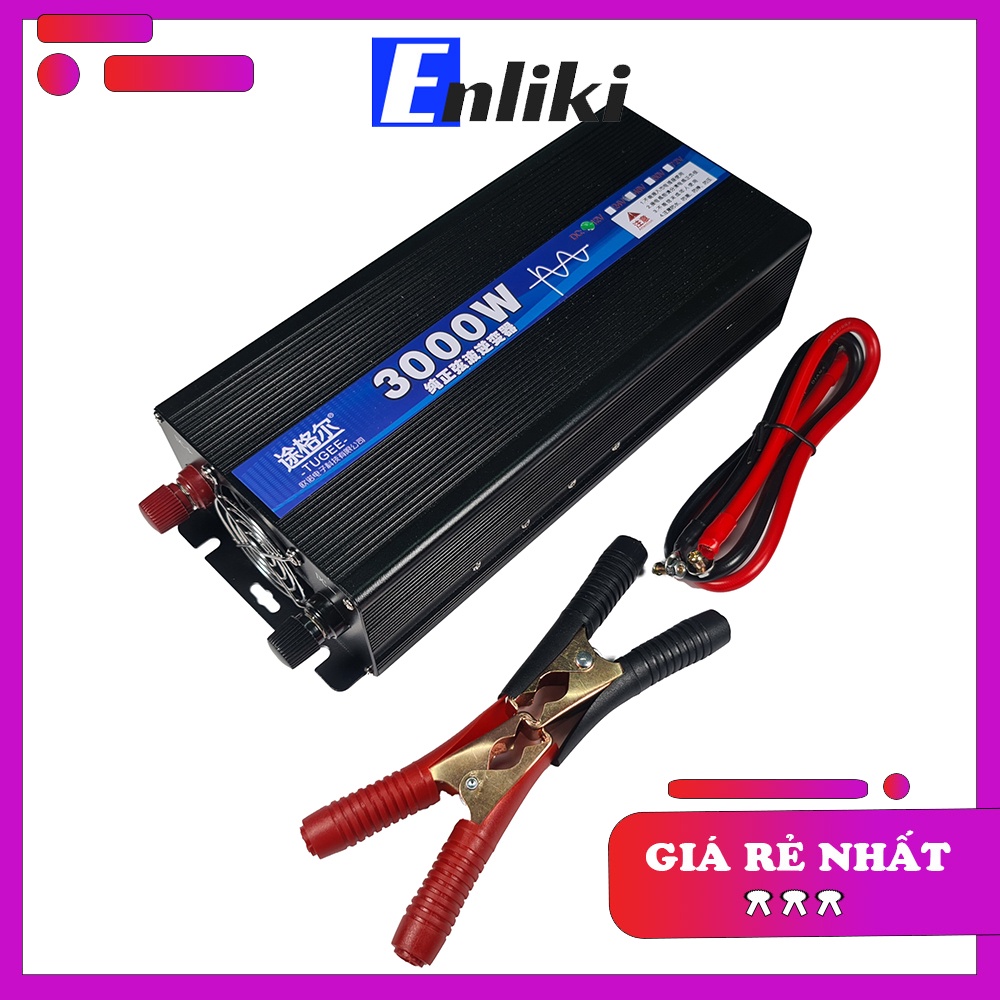 Bộ Kích Điện Sin Chuẩn 12V Lên 220VAC 3000W