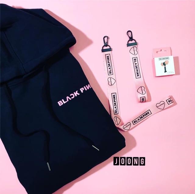 áo nỉ mũ logo Blackpink