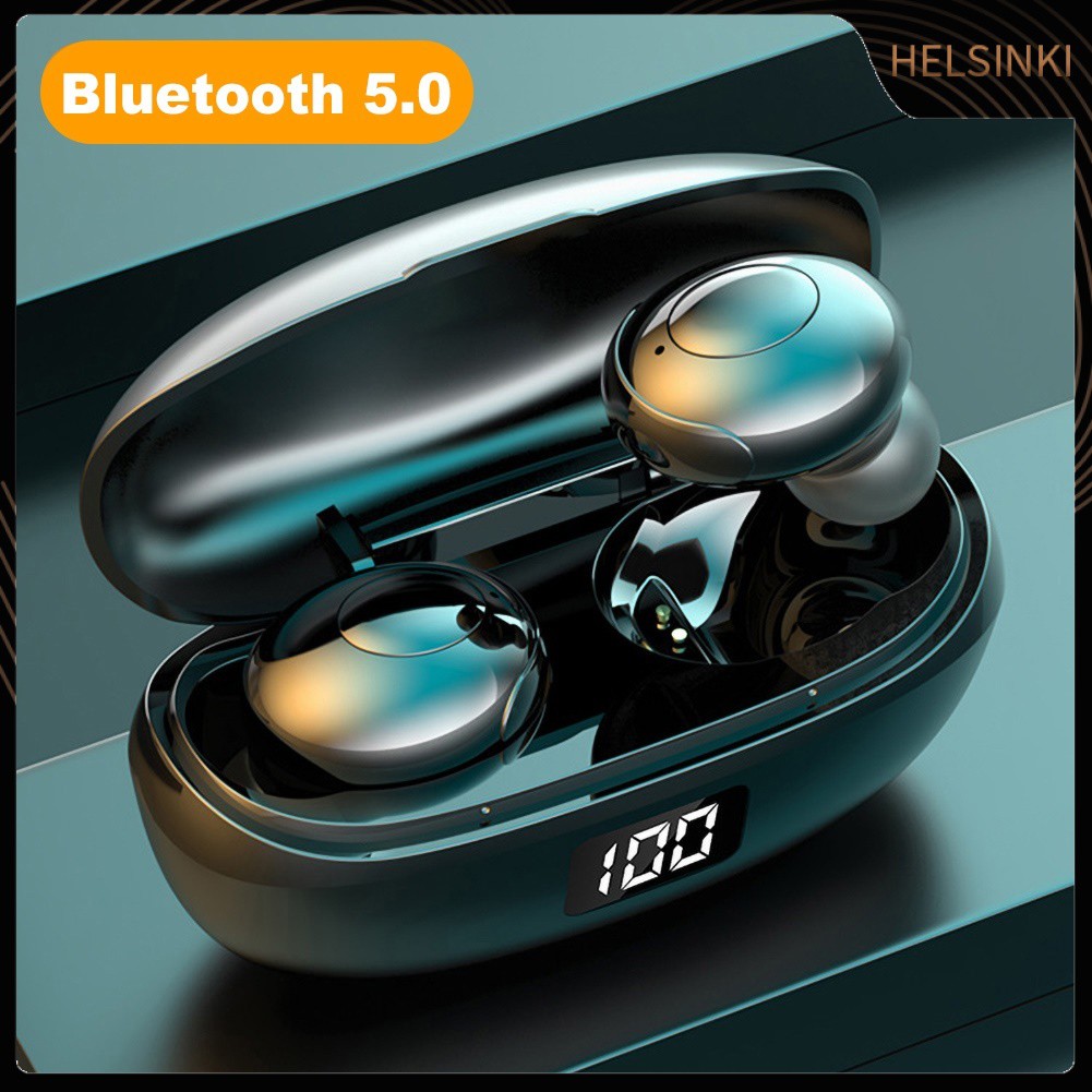 Tai Nghe Hel + Hkt-6 Bluetooth 5.0 Không Dây 9d Chống Nước Âm Thanh Sống Động Điện Thoại