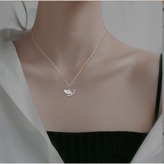 Dây chuyền nữ hình dẻ quạt thời trang Hàn Quốc siêu độc lạ BAG U DCQUAT