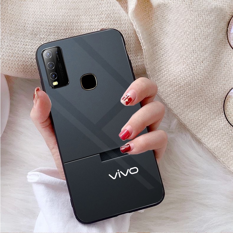 Ốp Lưng VIVO Y30,Y30I,Y50 Mặt kính gương sáng bóng cao cấp