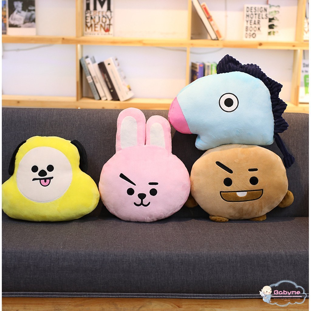 Gối nhồi bông mềm mại kiểu dáng nhóm nhạc BTS BT21