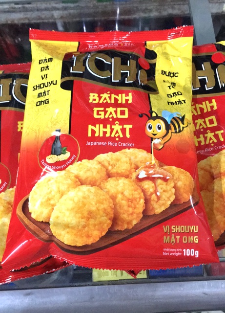 Bánh Gạo Nhật Ichi Vị Mật Ong Gói 100g | BigBuy360 - bigbuy360.vn