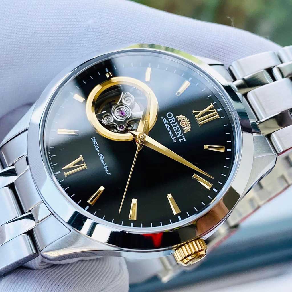 Đồng hồ cơ ORIENT FAG03002B0 HỞ TIM | AUTOMATIC OPEN HEART | DÂY THÉP 98% fullbox