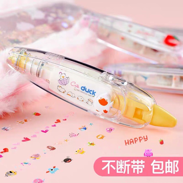 Bút Xoá Keo Hình Dán dễ thương, bút sticker đáng yêu