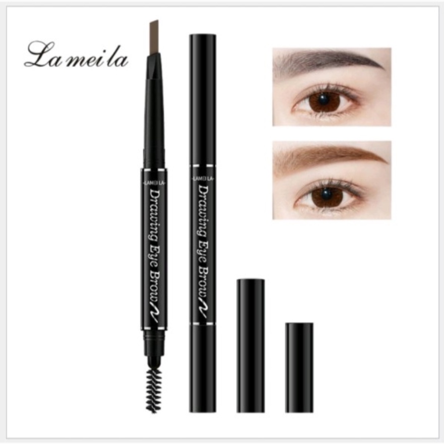 Chì Kẻ Mày Lameila 2 Đầu Double Effect