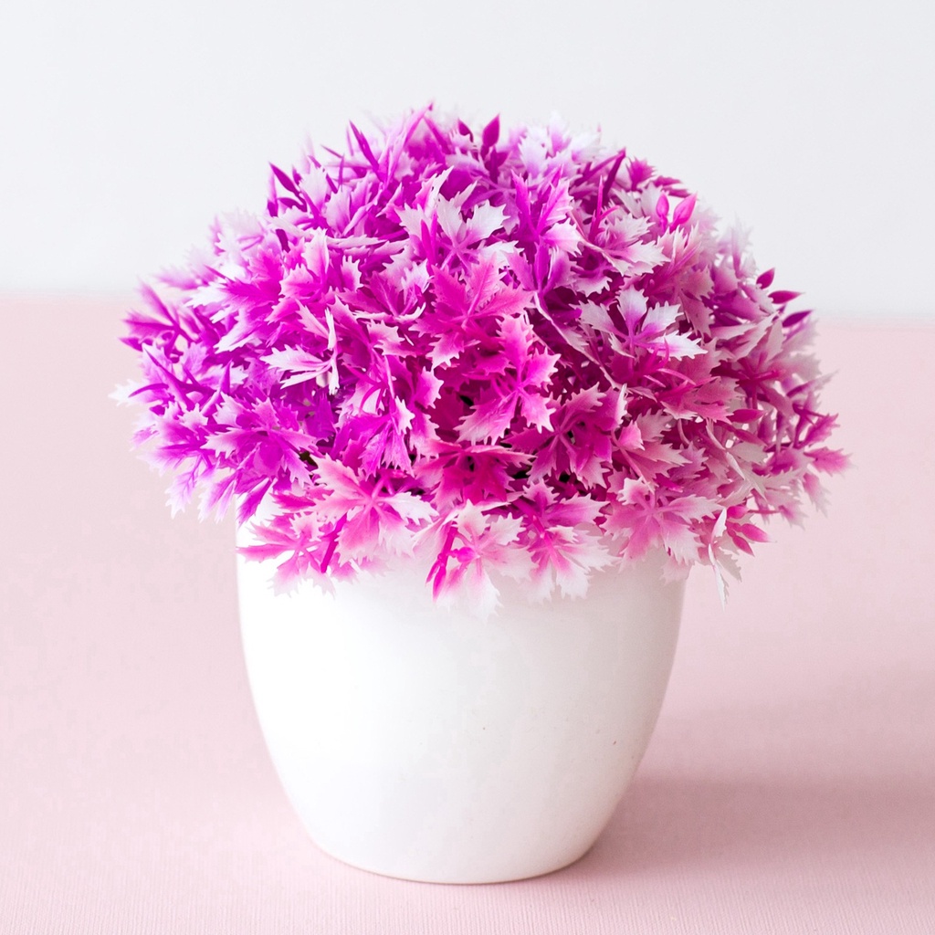 Chậu cây cảnh giả thiết kế sáng tạo trang trí nhà cửa