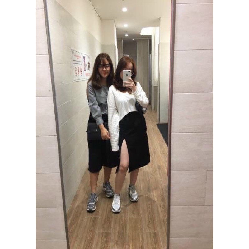 CHÂN VÁY XẺ TÀ DÁNG DÀI | BigBuy360 - bigbuy360.vn