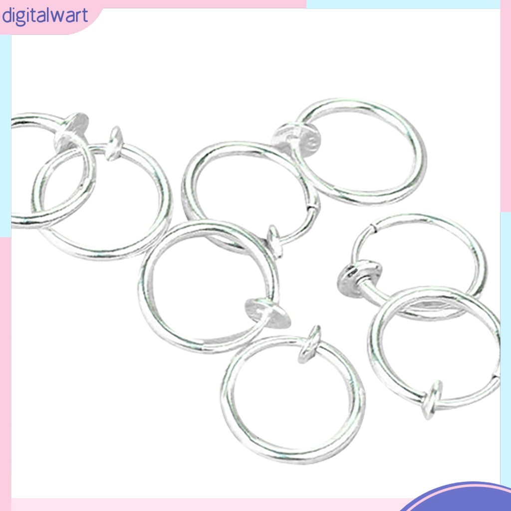 Set 8 Khuyên Mũi Bằng Kim Loại Thân Thiện Với Làn Da Dành Cho Nam Nữ