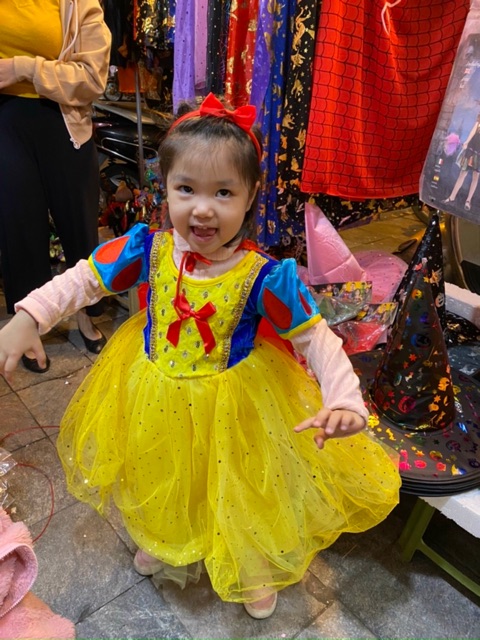 Bộ hoá trang haloween công chúa bạch tuyết