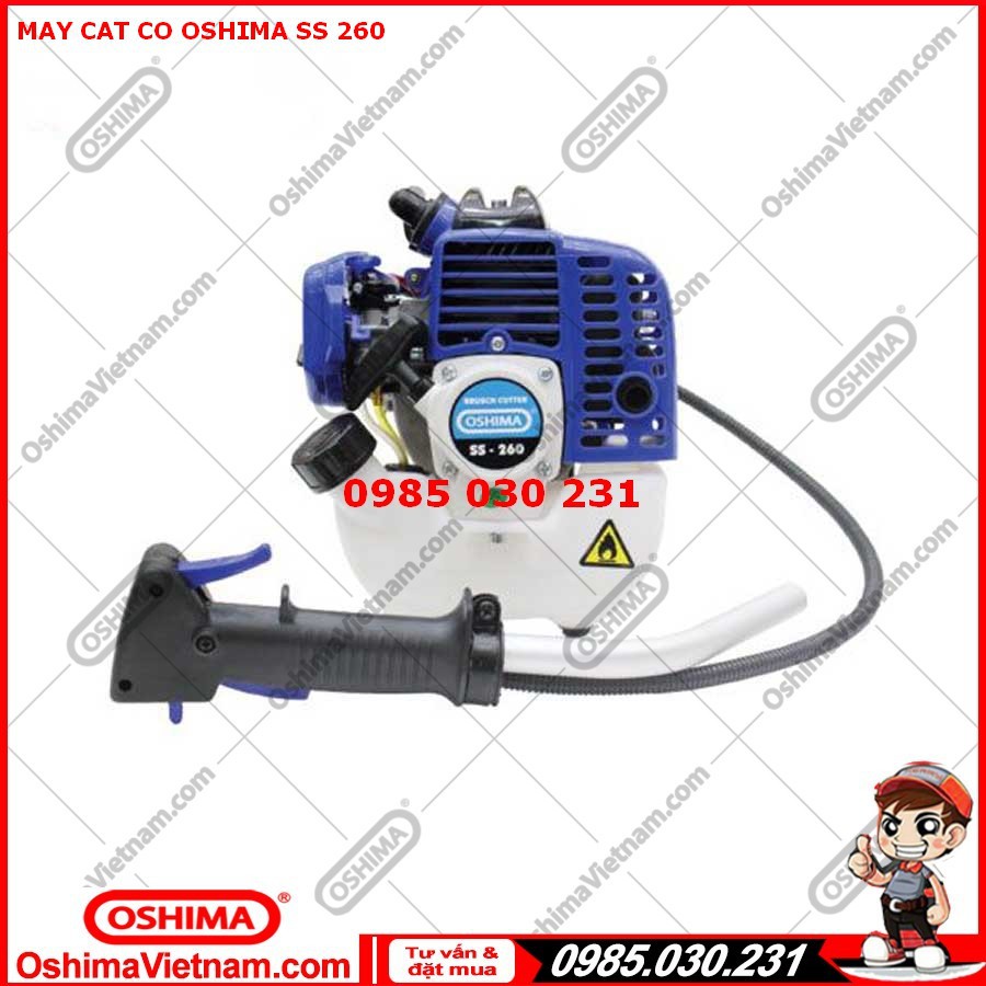Máy cắt cỏ Oshima SS 260 cần xoay