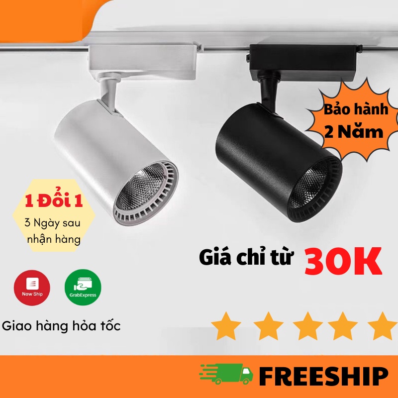 Đèn Rọi Ray 15W Siêu Sáng Lắp Thanh Ray Trang Trí Nhà Cửa ĐÈN TOKI