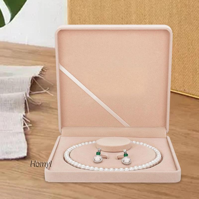 Hộp Nhung Trưng Bày Trang Sức Ngọc Trai Sang Trọng