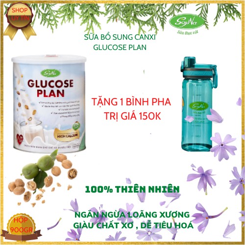 Sữa bổ sung Canxi -Glucose plan - Bữa ăn hoàn hảo, đầy đủ dưỡng chất cần thiết cho trẻ em và người lớn tuổi (Hộp 900gr) | BigBuy360 - bigbuy360.vn