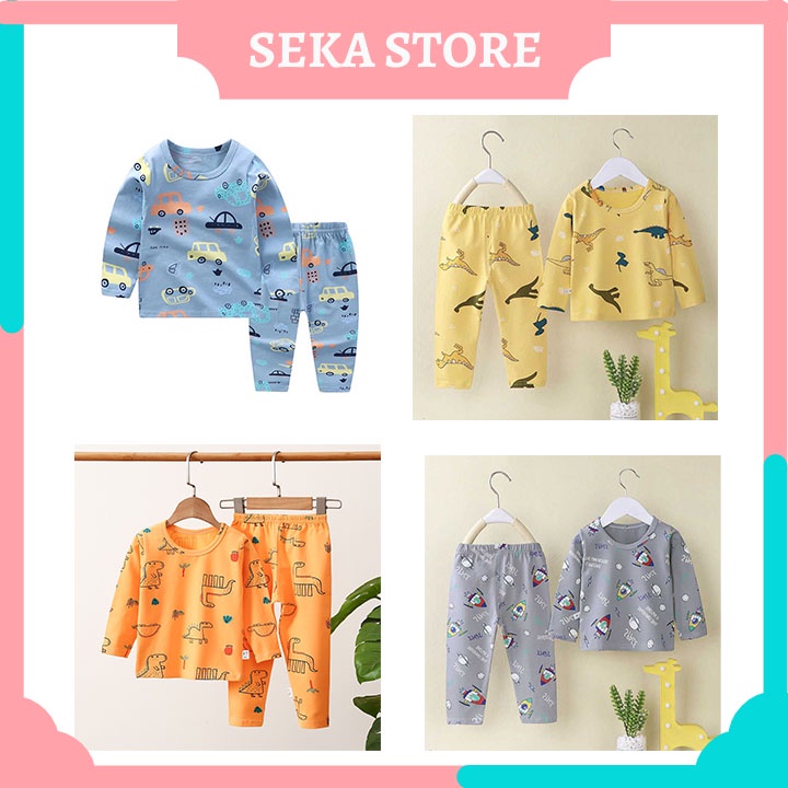 Đồ bộ bé trai, bé gái, bộ đồ cotton cho bé đi chơi, đi ngủ SEKA STORE 2106.37