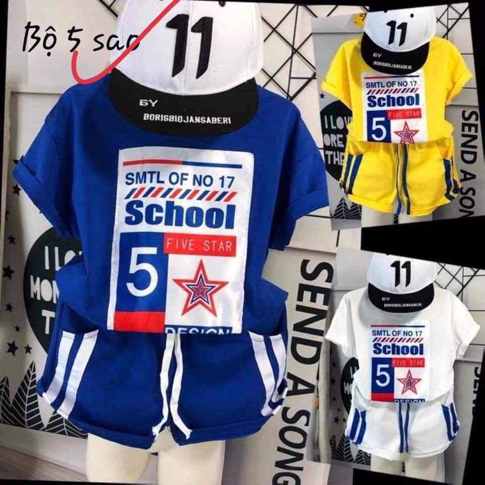 combo 2 ri school xanh vàng