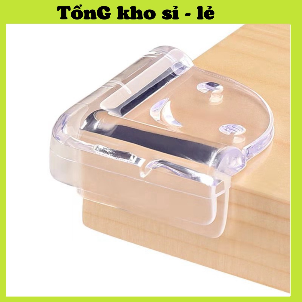 Set 4 Miếng Bịt Góc Bàn Silicone - Bịt Cạnh Bàn Chống Đập Đầu Vào Cạnh Bàn Cho Bé 88258