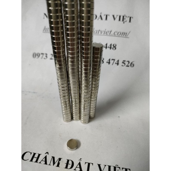 nam châm làm vỏ hộp 8*3mm, nam châm làm hộp cotton