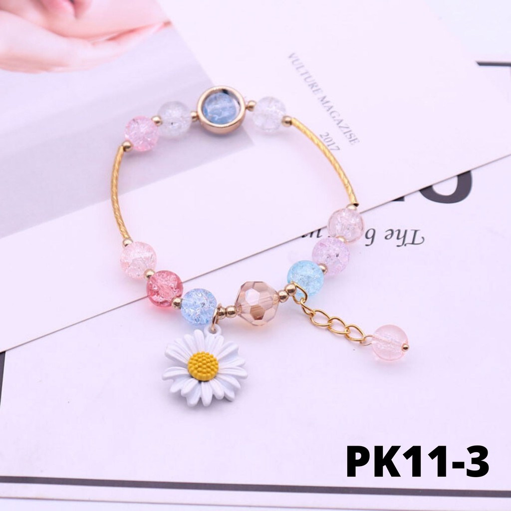 [Mã FAJGT8 giảm 15% đơn 99K] Vòng tay nữ hoa cúc Hot Trend PK11 Miucho | BigBuy360 - bigbuy360.vn