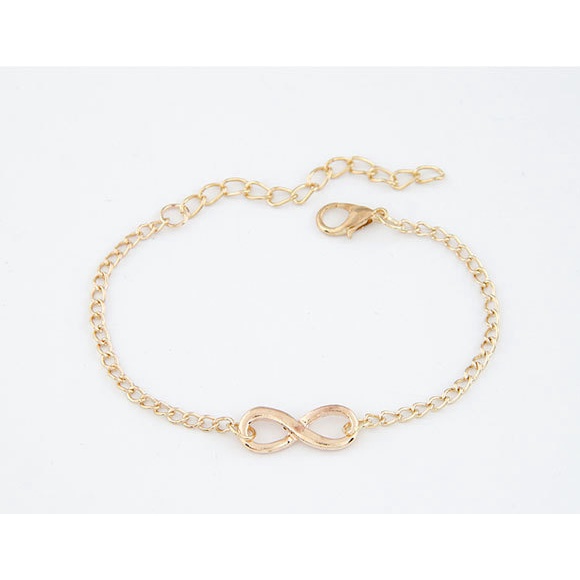 Vòng tay kim loại hợp kim cầu may mắn phong cách Âu Mỹ vintage cá tính cho nữ