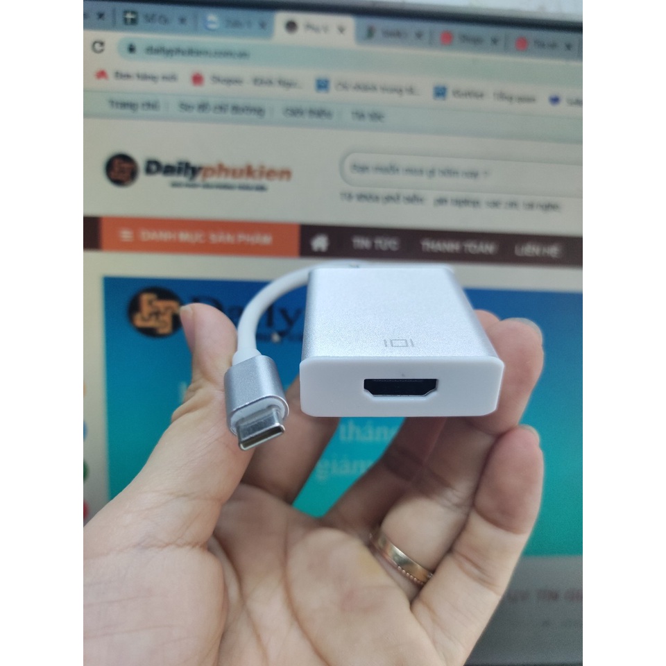 Cáp chuyển USB type C sang HDMI giá rẻ dailyphukien