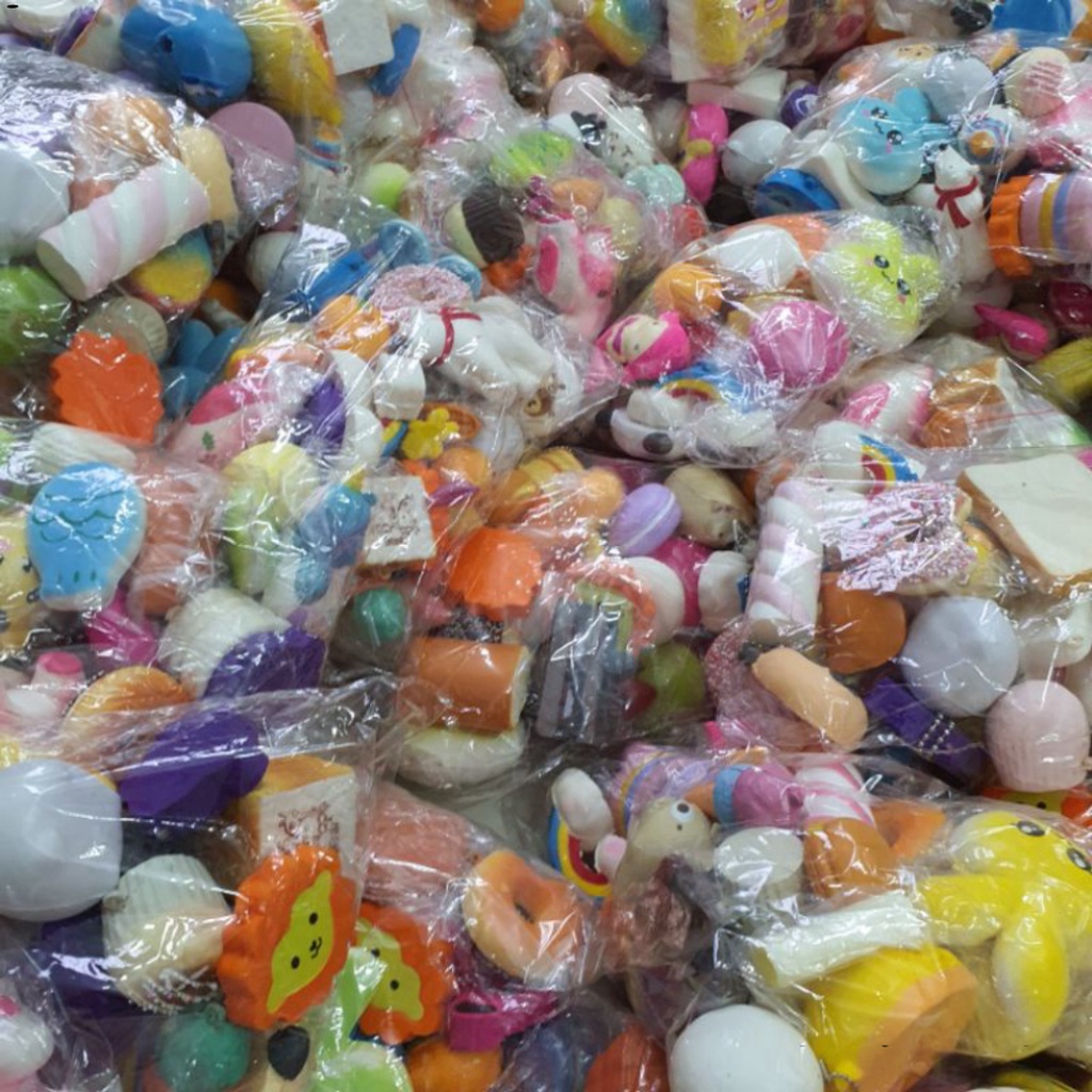 Combo squishy 30 cái từ 4 đến 10cm