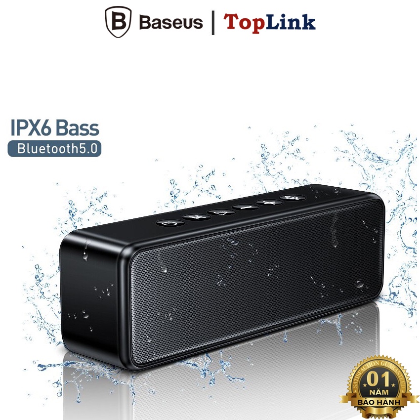 Loa Bluetooth Mini Công Suất Lớn 20W Baseus V1 Outdoor Portable Thiết Kế Tinh Xảo Chống Nước IPX6 Âm Thanh 3D
