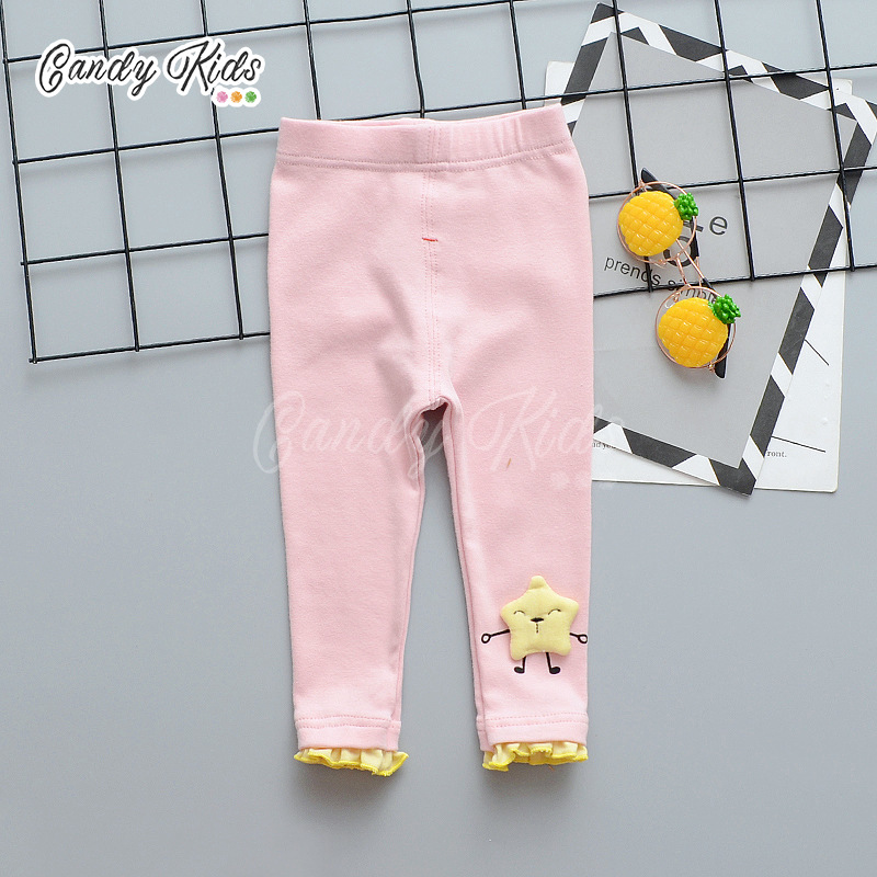 Quần Legging Cotton Họa Tiết Hoạt Hình Cho Bé (0-4 Tuổi)