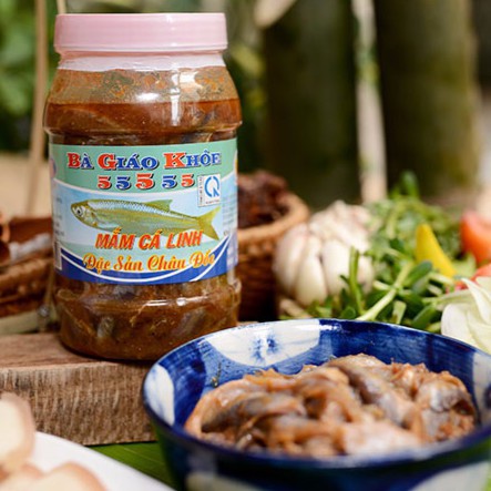 Mắm Cá Linh Bà Giáo Khỏe - Hủ 500g - Đặc Sản Châu Đốc An Giang