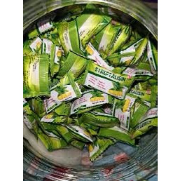 Combo kẹo ngậm giảm ho ngứa cổ 20 chiếc xanh vàng ngẫu nhiê