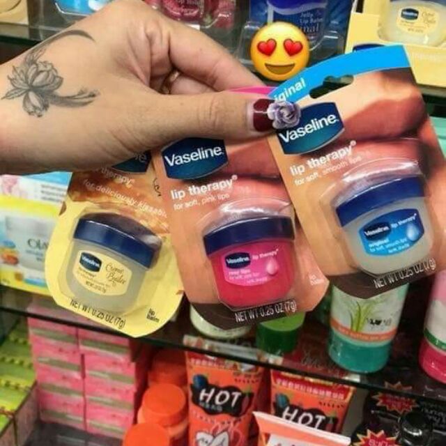 Dưỡng môi vaseline