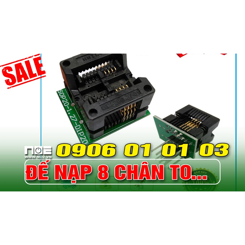 Chân đế nạp bios chân to