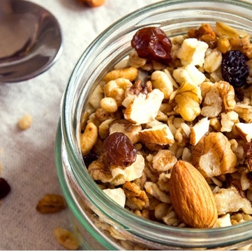 Granola Siêu Hạt Ngũ Cốc Giảm Cân Thêm Macca, Óc Chó Đỏ, Óc Chó Vàng, Hạt Điều 12 Loại Hạt - NHALAM FOOD