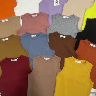 Áo ba lỗ croptop trơn ôm body