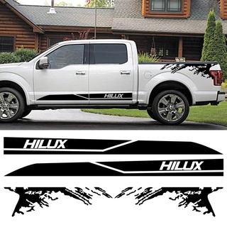 Set 2 Miếng Dán Decal Vinyl Trang Trí Xe Hơi Hilux Toyota corolla cross viso veloz cross Hình dán ô tô