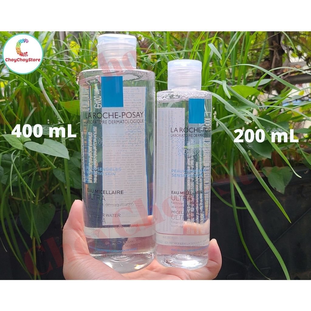 [TEM CTY] La Roche Posay Micellar Water Ultra Sensitive Skin 100mL 200mL &amp; 400mL  - Nước tẩy trang cho da nhạy cảm