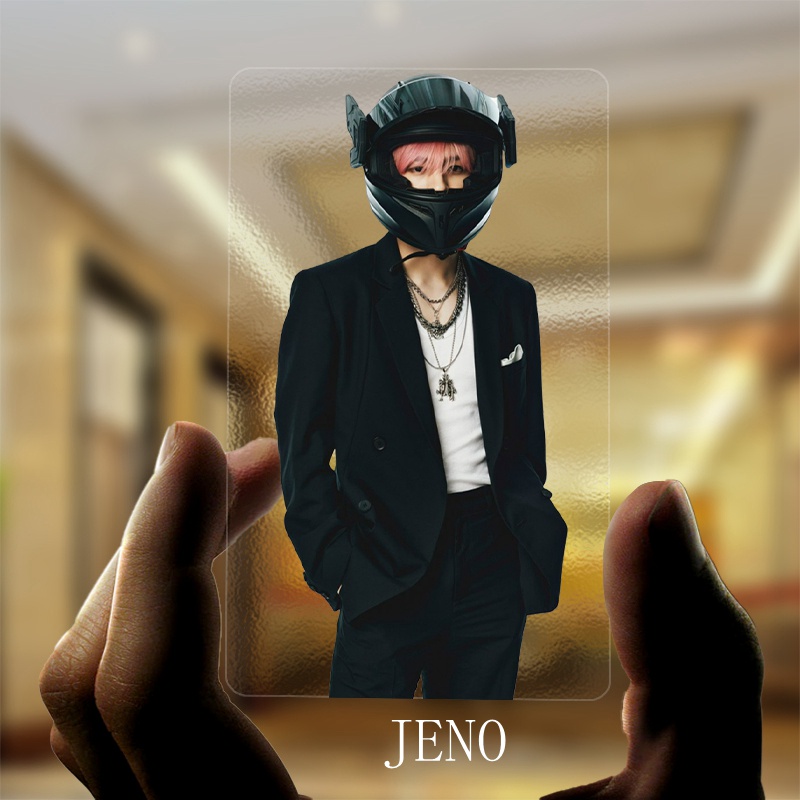 NCT DREAM album Glitch Mode Transparent Photocard HAECHAN JAEMIN JENO JISUNG Small Card